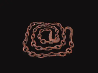 Medieval Chain V01 Low-poly 3D model purchase