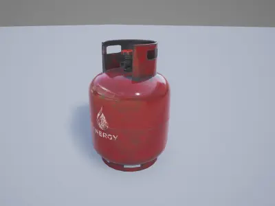 Propane Tank Low-poly 3D model buy