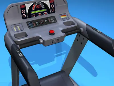 Treadmill 3D model 4