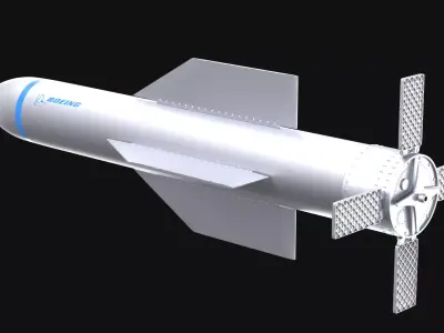 GBU-57 Bunker Buster Bomb - Boeing PBR 3D model