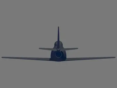 F-86F-2 Sabre 3D model