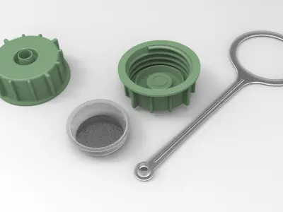 Gallon Cap 3D model