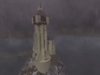 Medieval Castle 3D model 5