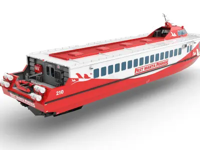 Fast Passenger Ferry 3D model