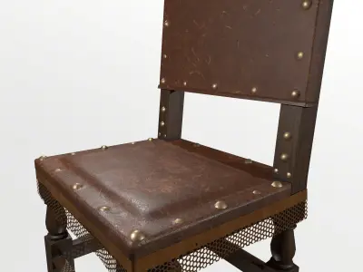 Chair 03 Low-poly 3D model