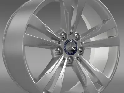 Mercedes Benz S 350 rim 3D model