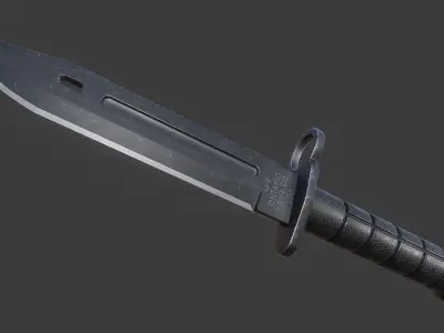 M9 Bayonet Knife 3D model purchase