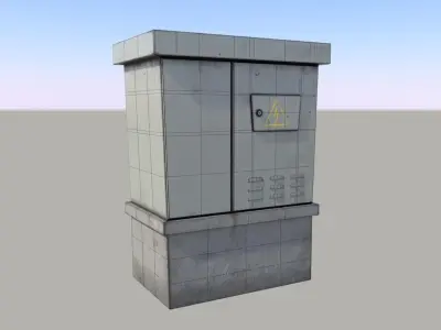 Electric Panel 3d model 3D model