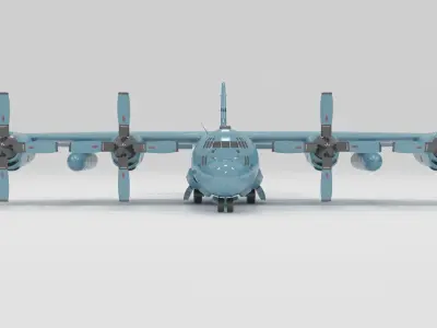 Plane 14 3D model
