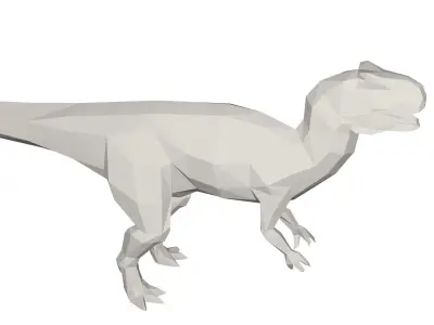 Dinosaur low - poly Low-poly 3D model