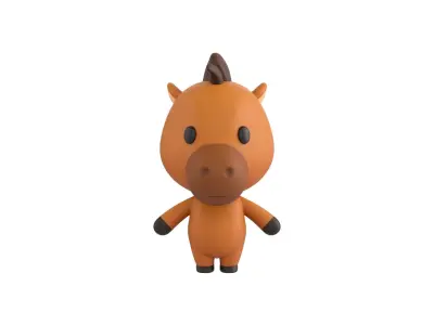 Character033 Horse 3D model