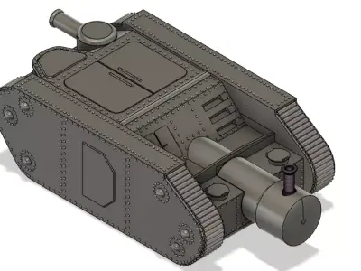 MKII Steamer Tank 3D print model