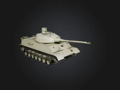 tank model Low-poly 3D model purchase