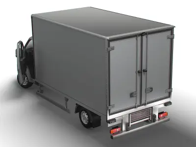 Peugeot Boxer Box HQInterior 4300WB 2023 3D model
