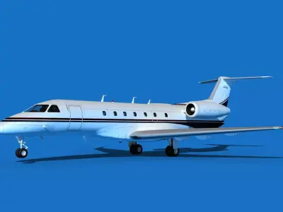 Embraer Legacy 500 V12 3D model
