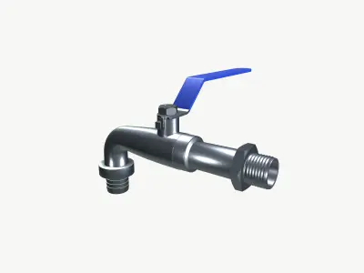 Water tap 3D model buy