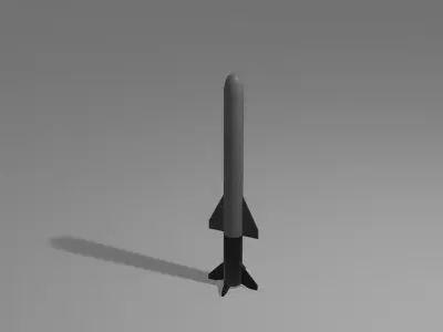 Missile 3D model 3