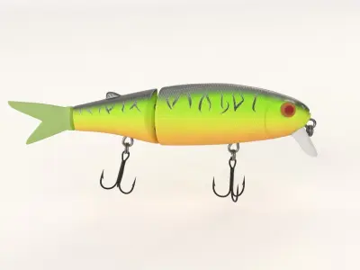 swimbait fishing lure v3 3D model