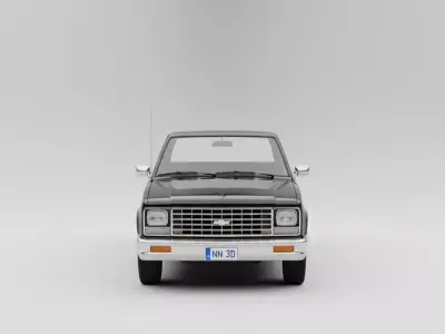 Classic GMC Sierra pickup truck 3D model