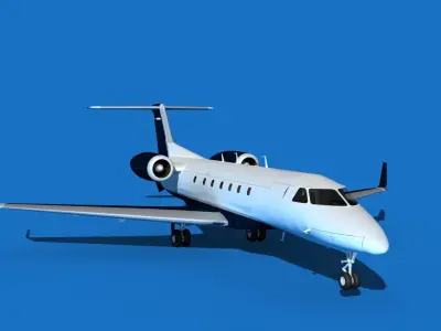 Embraer Legacy 500 V09 3D model