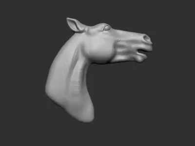 PACK HORSE PENDANT 3D print model