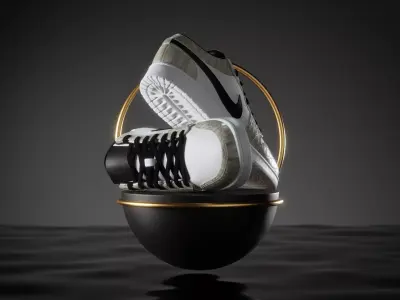 Product animation shoe animation blender project file  Free 3D model