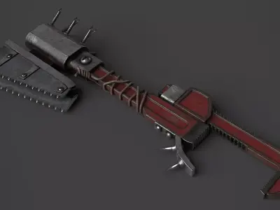 Modifiable Strike Weapon 14 Low-poly 3D model
