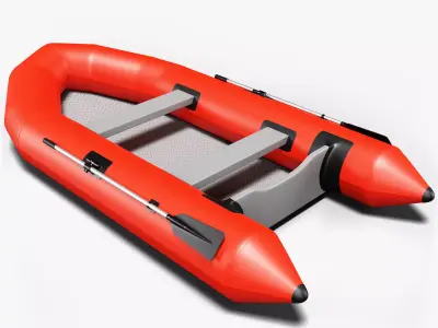 Rescue Boat 3D model