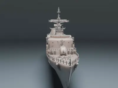Niteroi Frigate High Detail 3D Model For Resin Printing 3D 3D print model