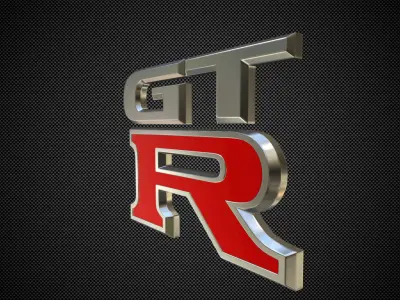 gtr logo 3D model