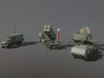 MIM-104 Patriot 3D Model Pack