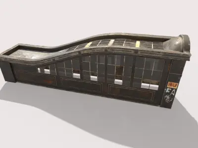 Old Subway Entrance 3D model
