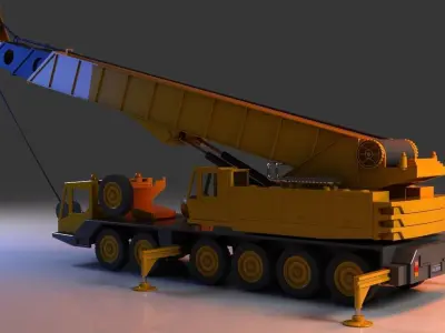 Crane 3D Model 3D model