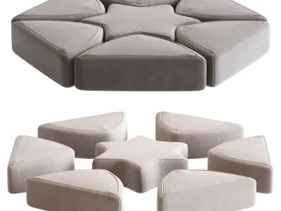 Star Sofa 3D model