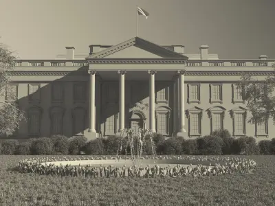 The White House 3D model purchase