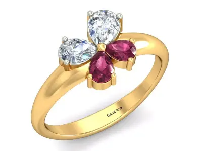 pear ring  3D print model