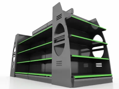 Shelf 3D model 10 3D model