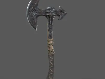 Medieval Axe 3D model