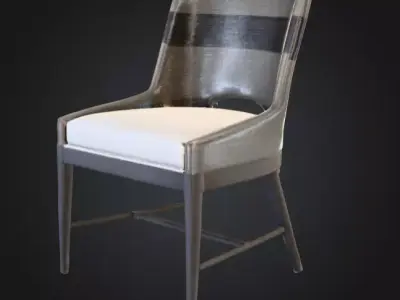 Minimalist Chair Low-poly 3D model purchase