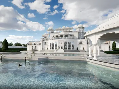 Indian mension house 3D model