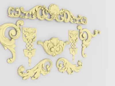 Engraving Collection for Decor 3D print model purchase