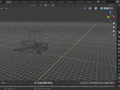 Furniture AssetPack Free low-poly 3D model