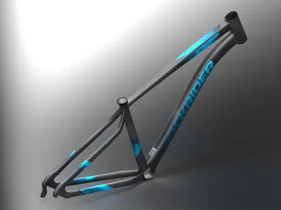 St 120 Mountain Bike High-Poly Realistic Edition Unoptimized 3D model