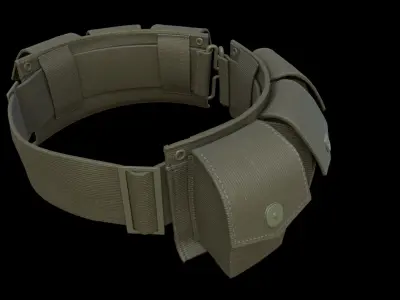 Belt Pouch 01 3D model