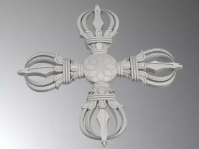 Dorje-Vajra pendant 3D print model