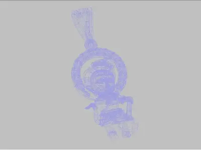 baal hanuman 3D model