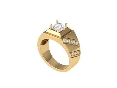 Wedding Ring  3D print model 352