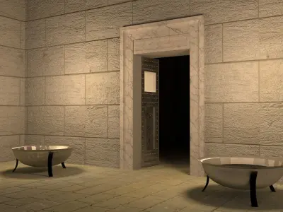Greek Temple 3D model buy