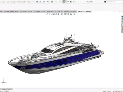 Superyacht 3D model