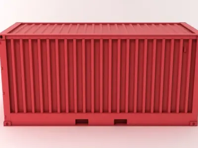 Cargo Container 3D model from CGTrader